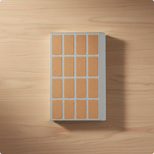 Cork Label Stickers Easy to Write on Cork Label Sticker Strong Adhesion Home Organization for Storage Room