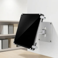 Wall Mount with Articulated Arm Rotating Anti-Theft Stand with Clamp Heavy-Duty for Retail Stores, Reception Counters