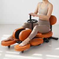 Split-Leg Stretching Guide Steel Frame Seated Stretching Machine Adjustable