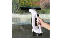 Electric Window Cleaner Transparent Reservoir Handheld Glass Cleaner Electric Window Squeegee Extension Rod Cleaning Tool