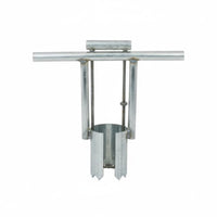 Hand Held Transplanter Easy to Use Metal Transplanter Rust-Resistant Hole Digger