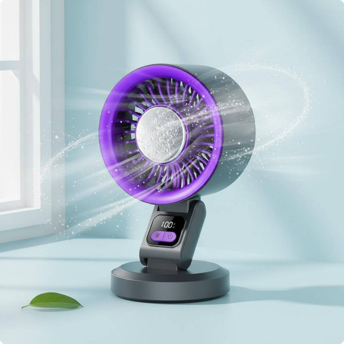 Oscillating Clip Fan Ultra Quiet Attachable Fan Oscillation for Office