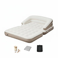 Inflatable Pad with Pump additional Thick Inflatable Lounger with Pillow for Campers