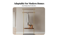Italian Design Poledesign Coat Tree gratisstanding Garment Rack Multi-Functional Home Furnishing Space-Saving for Office Workers, Apartment Dwellers, Homeowners, Entryway, Hallway, Bedroom, Living Room