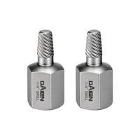 2 Pieces Extractor with Spiral Tip Long-Lasting Spiral Screw Extractor