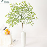 仿真植物软胶南天竹天葵竹 新中式家居装饰 工程造景橱窗展示绿植