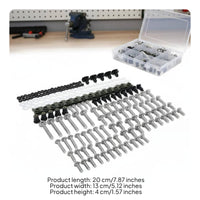 195 Pieces Colored Motorcycle Bolt Kit 304 Stainless Steel Motorcycle Fairing Bolt Kit Sportbike Bodywork Screw Set for Competition Rides