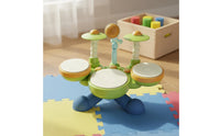 Educational Children's Jazz Drum Toy Multiple Play Modes Kids Drum Set Safe ABS Material Long-Lasting Construction for Beginners, Toddlers, Preschoolers