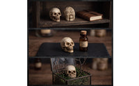 20 Pieces Miniature Skulls Textured Skull Ornaments Resin Skulls Tiny Tabletop Ornaments Small for Crafters, Halloween