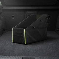 Folding Cycle Storage Box Reinforced Side Panels Oxford Cloth Bike Carrier   Piping Car Cargo Gear