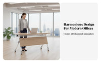 Mobile with Locking casters Wheeled Pivot-top Training Table Multi-Functional Pivot-top Rolling Table configurable Design foldable Desk Space-Saving for educators, Trainers, Event Organizers, Conference Room, Classroom, Seminar Hall
