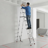Telescoping Ladder Aluminum Folding Ladder Anti-Slip for Diyers