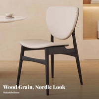 Wooden Chair with Woven Seat Wabi-Sabi design Dining Seating Nordic Aesthetic dense Wood Frame for Adults, Cafe, Kitchen, Study