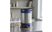 Mini Keg Stainless Steel Keg with Spear Growler Portable Container Corrosion Resistant for Homebrewers, Home Bar, Kitchen
