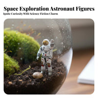 1:64 Astronaut Figure Collectible Space Explorer Model Tiny Astronaut Decoration Highly Detailed Miniature Figurine Hand-Painted
