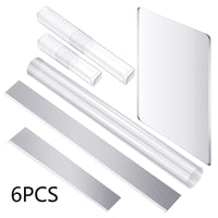 Acrylic Clay Modeling Tool Set (6 Pieces) with Cutting Blades