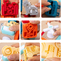 Fine-Motor Wooden Sensory Cube Hands-on Sensory Busy Cube Tactile Busy Board Toy Mechanism Play for Children