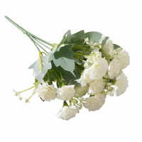Korean Design Carnation Spray Realistic Appearance Artificial Carnation Spray
