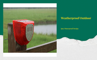 Solar waterproof animal deterrent