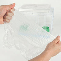 Bird Cage Liner Bag, 100 Pack Non Woven Tray Liners, Absorbent Bird Droppings Pad, Universal Mat for Easy Parrot and Parakeet Cage Cleaning