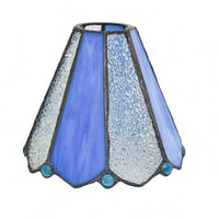 Stained Glass Lamp Shade E27 Compatible Handmade Stained Glass Shade Decorative Tapered Lampshade for Table Lamps