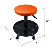 Workshop Stool with Tool Tray Padded Seat Work Seating Easy to Clean