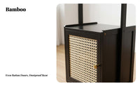 Freestanding Outfit Organizer Floor-Standing Design for Foyer, Guest Room, Women