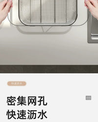 Stainless Steel Expandable Dish Drying Rack for Sink