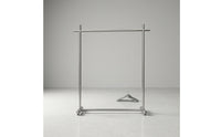Heavy Duty Freestanding Garment Rack Sturdy Stainless Steel Garment Rack Simple Furniture Practical for Boutiques, Streamers, Bedroom, Closet