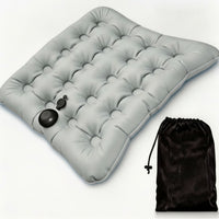 Inflatable Cushion Easy to Inflate Tufted Cushion Inflatable Seat Pad Compact Comfortable for Commuters
