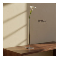 Stainless Steel Tube Vase Elegant Statement Piece Modernist Flower Stand