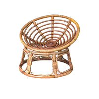 Handwoven Rattan Radar Chair for Newborn Photography Props