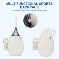 Crossbody Tennis Backpack Lightweight Outdoor Sports Badminton Bag Large Capacity