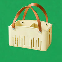 Foldable Storage Basket Collapsible Rectangular Plastic Basket Space-Saving
