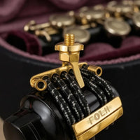 Braided Cord Ligature Golden Finish Music Accessory Adjustable Screws