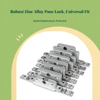 Aluminum Alloy Panel Lock, Sliding Panel Security Lock, Adjustable Door Panel Accessory, Easy Installation, Home Office