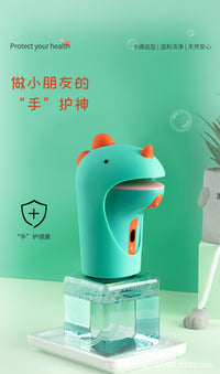 跨境自动感应皂液器小恐龙7级防水充电款可爱儿童卡通洗手机