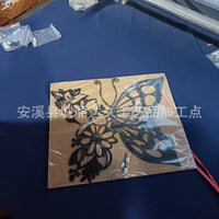 铁艺蝴蝶艺术墙装饰家居装饰挂外观装饰墙挂装饰花墙艺术壁画
