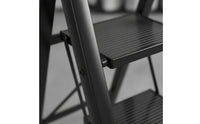 No-Assembly Aluminum Ladder with Wide Pedals Anti-Slip A-Shaped Ladder Foldable Step Stool Portable for Homeowners