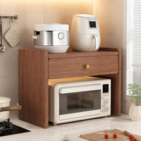 Kitchen Countertop Storage Rack for Microwave and Cookware