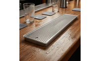 Beer Drips Tray Perforated Grid Stainless Steel Drips Tray Silver Metal Finish   Equipment