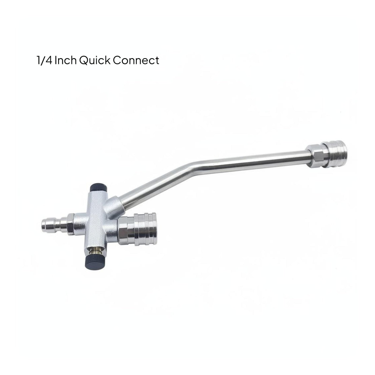 Easy Switching Stainless Steel Spray Adapter Rust and Pressure Washer Quick Connect Splitter Leak Proof