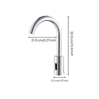 Touchless infrared faucet, hot/cold.
