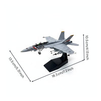 Naval Strike Fighter Jet Model Collector Quality 1:100 Jet Detailed Carrier-Based Fighter Model for Collectors