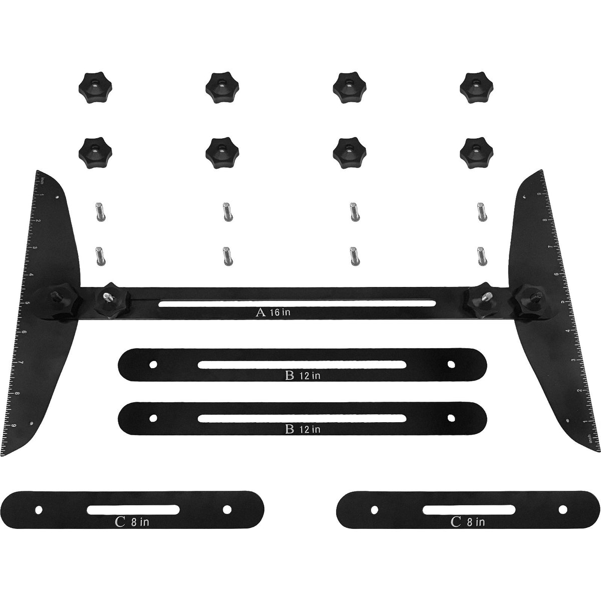 Curved Plates Slotted Stair Layout Gauge Stair Step Gauge