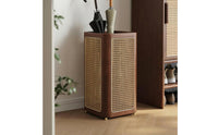 Rattan Umbrella Stand Woven Household Storage Rounded Edges for Entryway