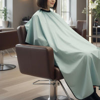 Silk-Like Barber Cape Soft Material Anti-Static Salon Cape Easy to Clean