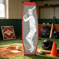 Strike Zones Target with Straps Rectangular Pitching Target Cloth Easy to Install for Softball Athletes