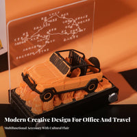 Unique Gift 3D Art Memo Pad Multi-Functional Tear-Away Paper Model Notepad Dust-Proof for Students, Professionals, Workspace, Home