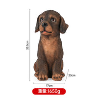 Maillard Retro Style Dog Figurine Outdoor Courtyard Decoration